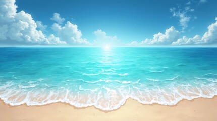 Fototapeta premium beach and sky