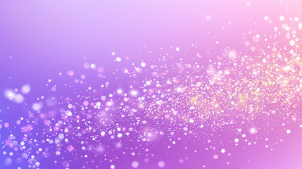 Obraz premium Magical Purple Bokeh Background with Glittering Light and Sparkles
