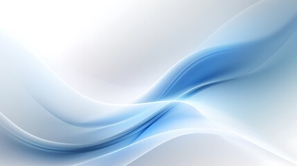Abstract Blue and White Wave Design Background