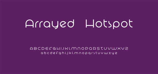 Minimal modern alphabet fonts. Typography minimalist neon urban digital fashion future creative logo font.