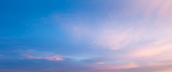 Beautiful dramatic scenic after sunset sky background after sunset