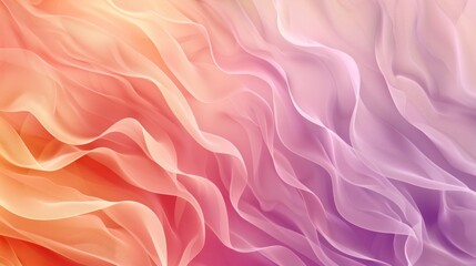 Obraz premium A subtle soft gradient background, with warm peach and lavender tones blending seamlessly,