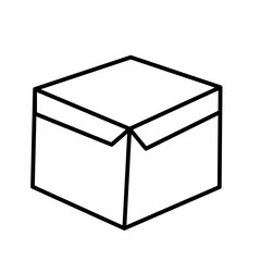 open box line icon