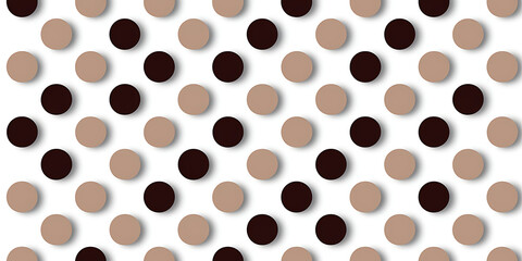 A cutout png design asset of polka dots isolated on a white background