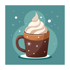 Winter season concept vector illustration