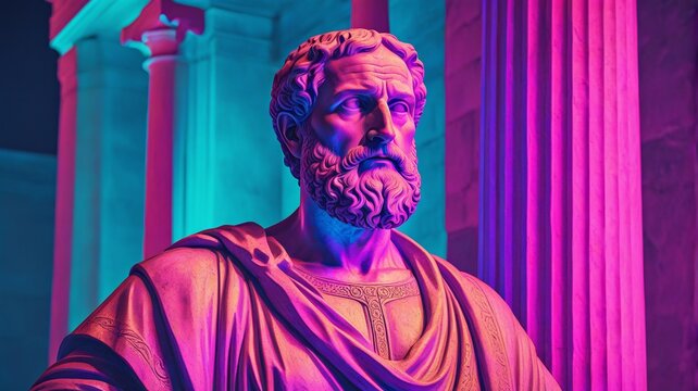 Stoic philosopher statue