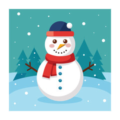 Winter season concept vector illustration