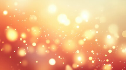Fototapeta premium Soft Bokeh Lights Background in Warm Tones for Elegant Designs