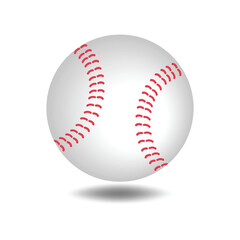 baseball ball isolated on white background