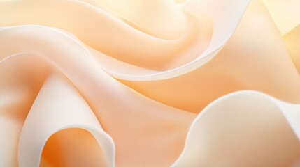 Abstract Draped Peach Colored Fabric Texture
