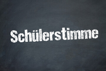 Fototapeta premium Schülerstimme 