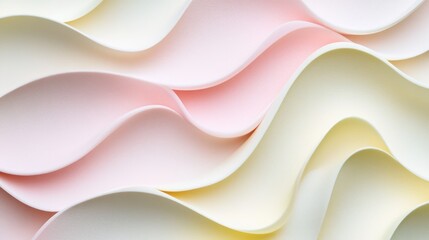 Pastel Waves Abstract Background Texture Design