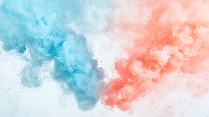 Obraz premium Dreamlike Pastel Cloudscape A Soft Heavenly Scene