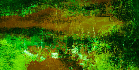 An Abstract Pattern of Water and Grunge Texture