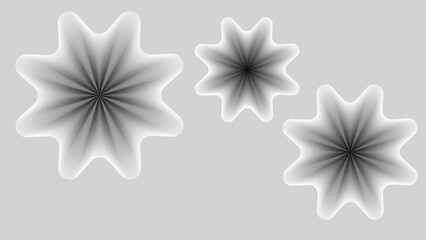 Gray abstract background wallpaper with moire guilloche elements