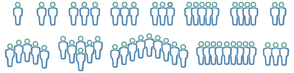 User profile icon set. profile person icon vector. person, avatar, sign up button vector collection.