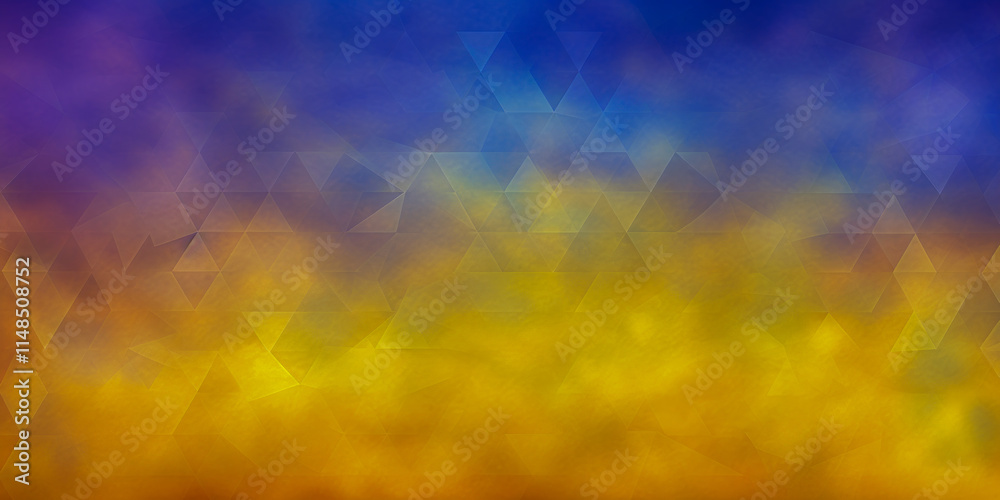 Poster a colorful background with multiple shapes and colors