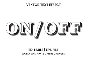 editable on off effect text
