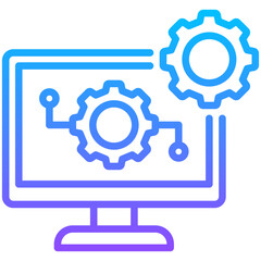 Obraz premium Software Icon