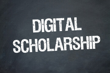 Obraz premium Digital Scholarship 