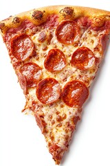 National Pizza Day Delicious Pepperoni Pizza Slice Cheese Food Meal