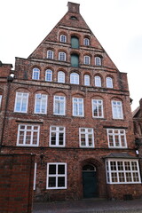 Blick in die Altstadt von Lüneburg in Niedersachsen	