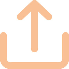Upload icon design logo