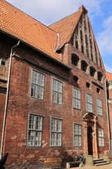 Blick in die Altstadt von Lüneburg in Niedersachsen	
