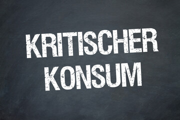 kritischer Konsum	
