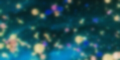 A Grunge-Inspired Painting with Water and Color Elements
