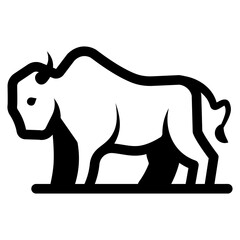 animal bison icon