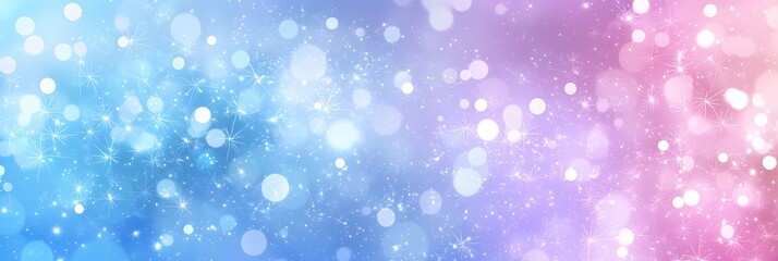 Obraz premium A blue and pink background with many small circles