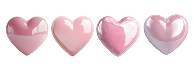 Pink heart symbolizing love and passion for Valentine's Day celebration