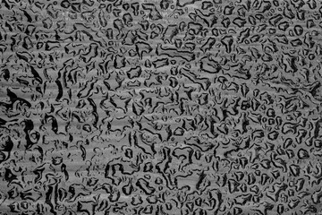 Raindrop Traces: Abstract Minimalism on Wooden Surface