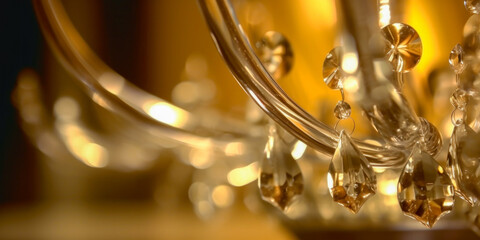 An acient chandelier