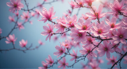 Obraz premium pink cherry blossoms