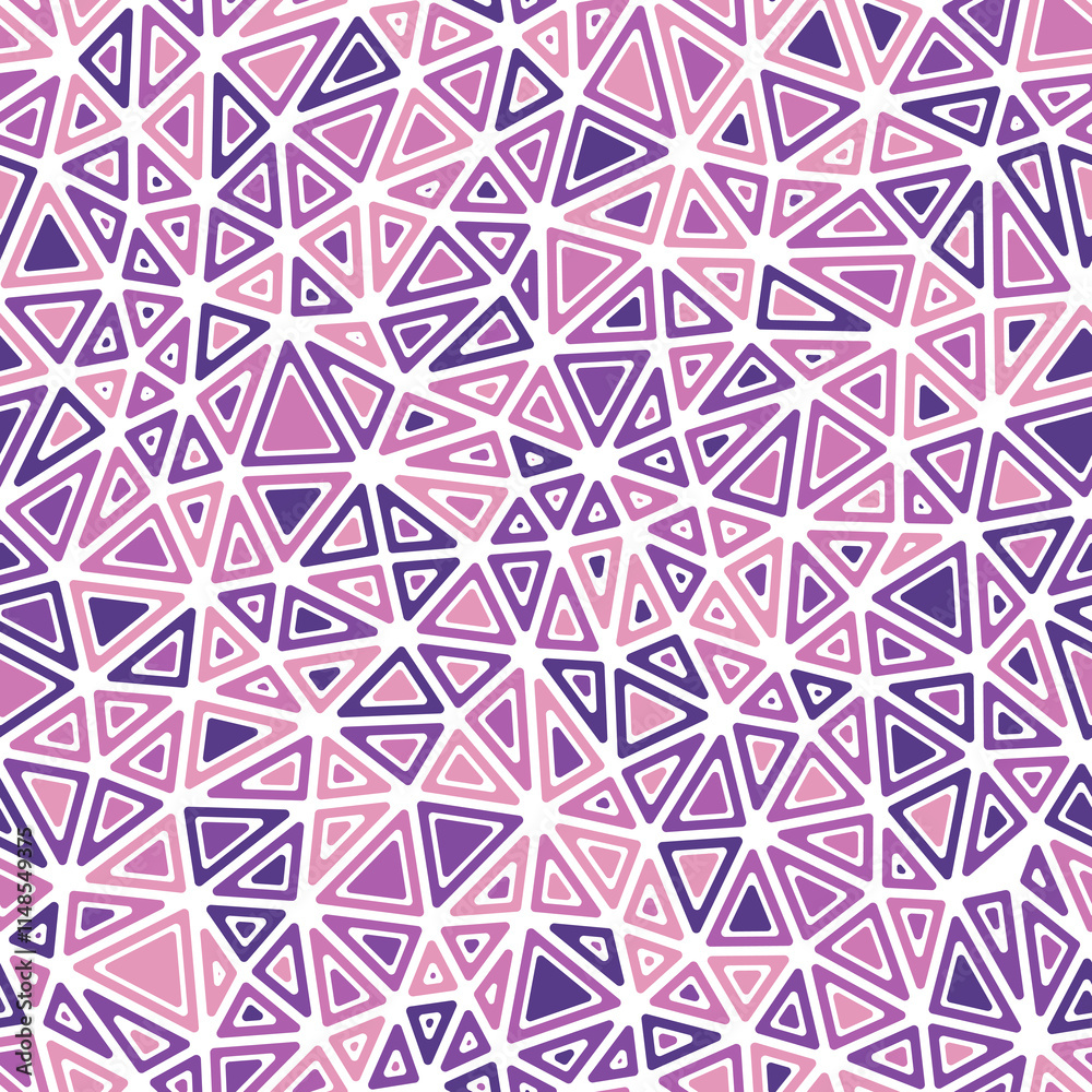 Poster triangles pattern geometric design. rounded solid shapes in frames. compact triangles size. multicol