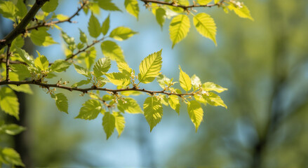 Obraz premium yellow leaves on a branch