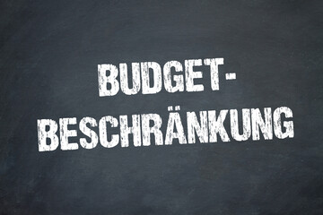 Budgetbeschränkung	
