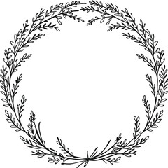 Fototapeta premium a beautiful flower ornamental frame