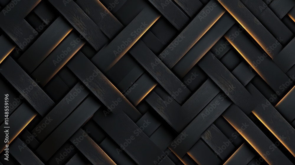 Poster clean and modern background with interweaving lines forming a seamless geometric pattern.