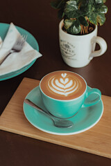 cup of coffee and cake