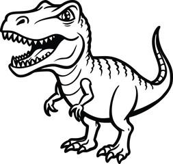 dinosaur-sketch--tyrannosaurus-rex--black-and-whit (1).eps