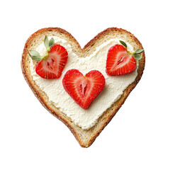 Valentine's day 2025 sweetheart breakfast with heart-shaped toast designs