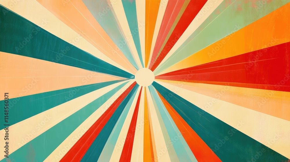 Poster dynamic line background featuring a burst effect with radiating lines from the center.