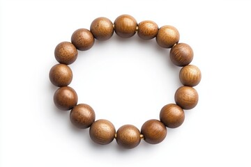 A beautifully crafted wooden bracelet showcasing natural textures and tones. Perfect for fashion enthusiasts and nature lovers alike. Add elegance to your style. Generative AI