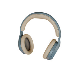 Headphones isolated transparent background