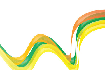 abstract colorful wave