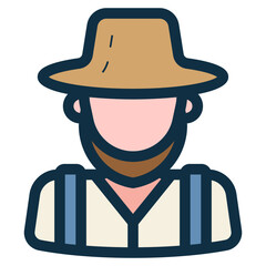 amish man icon