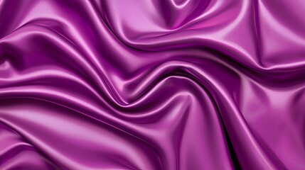 Fototapeta premium Rich Purple Satin Fabric for Sophisticated Background